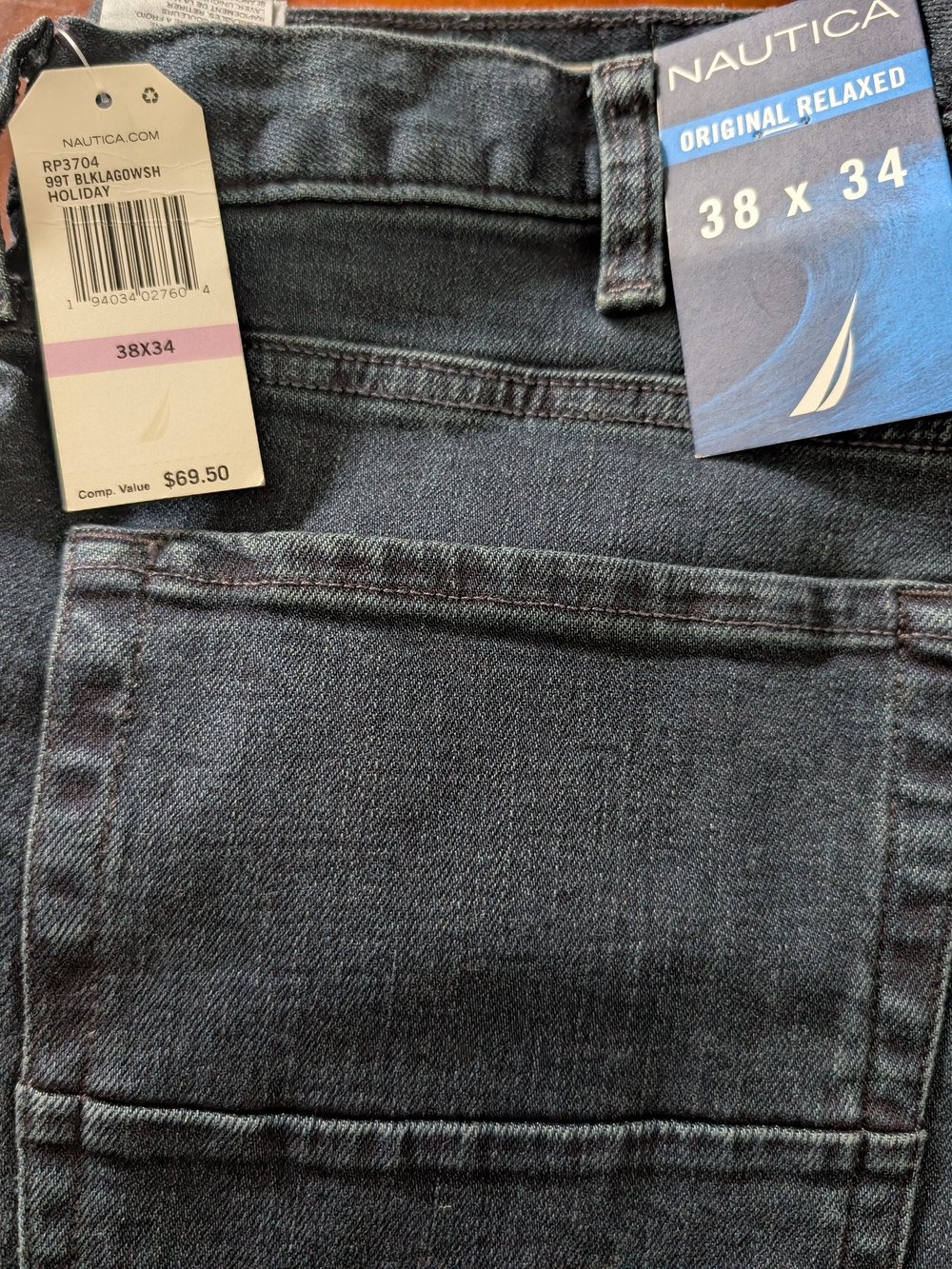 Nautica Men's Original Relaxed Jeans - Black Wash